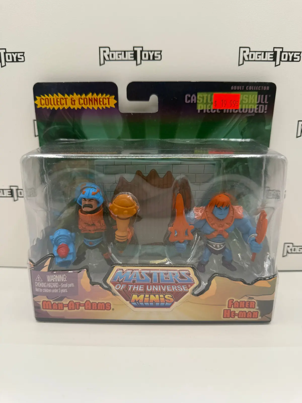 Mattel Masters Of The Universe Minis Castle Grayskull C&C Series Man-At-Arms & Faker He-Man 1