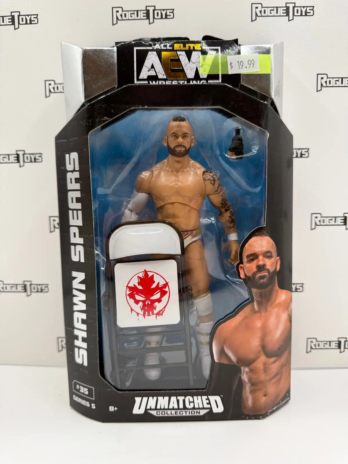 Jazwares Aew Unmatched Collection Series 5 #35 Shawn Spears 1