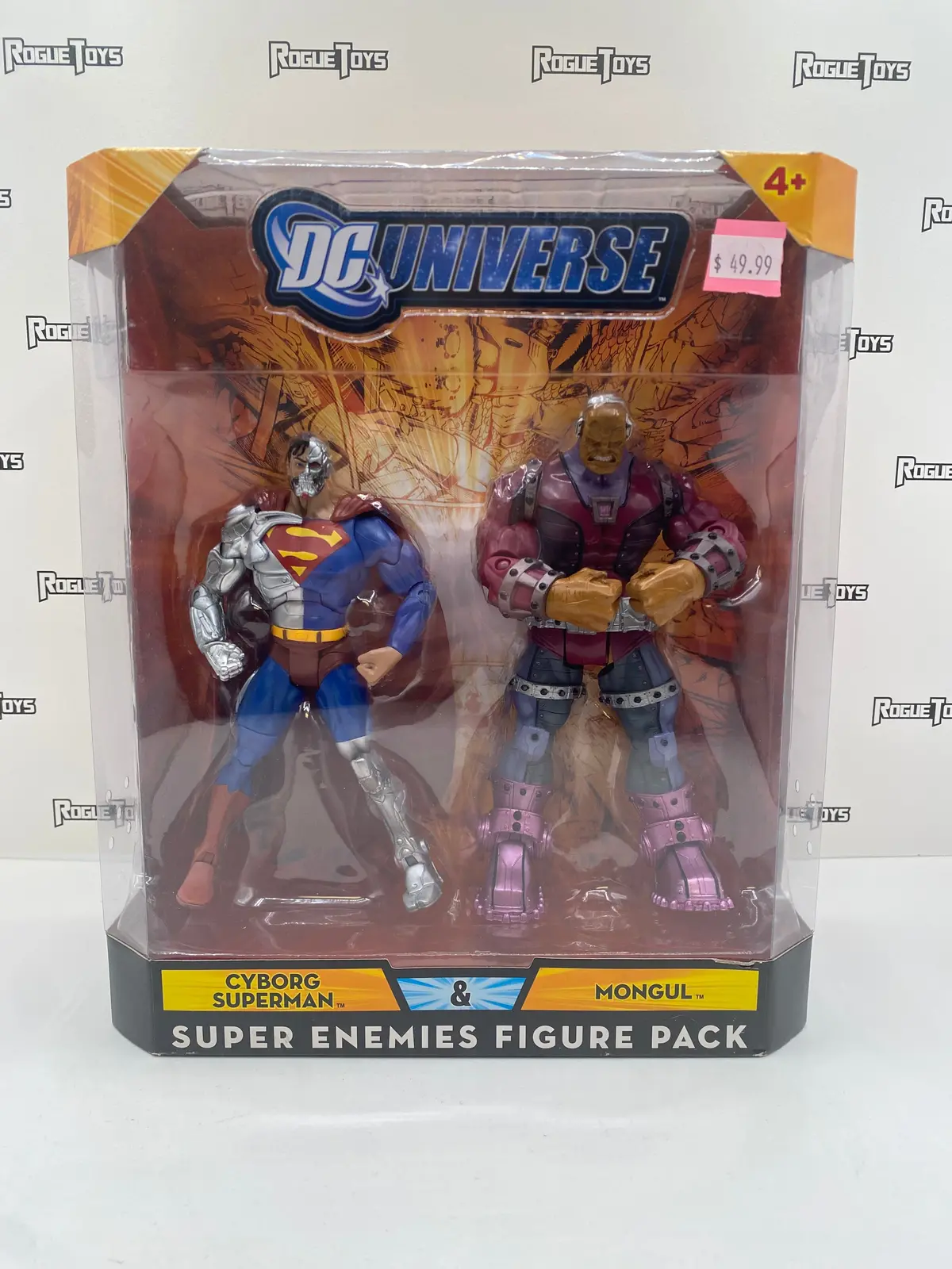 Mattel Dc Universe Super Enemies Figure Pack Cyborg Superman & Mongul 1