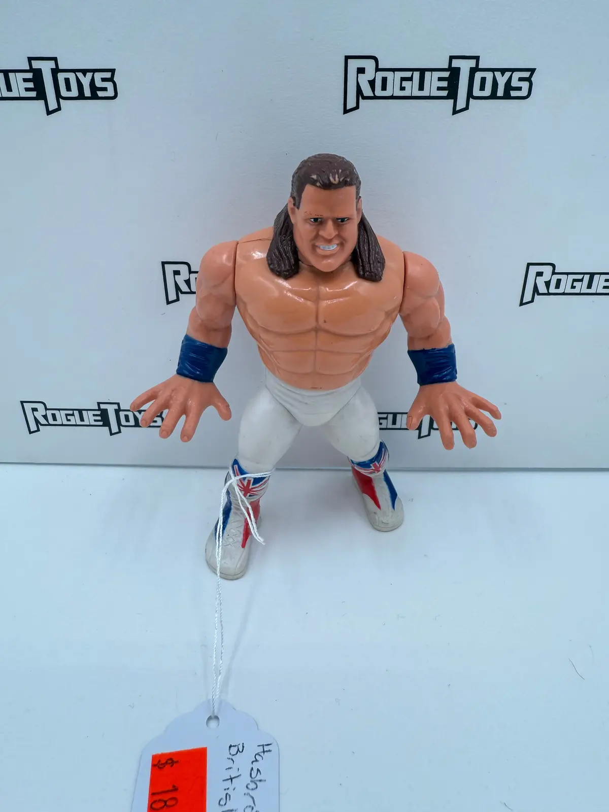 Hasbro Wwf Series 4 British Bulldog With Bulldog Bash! 1