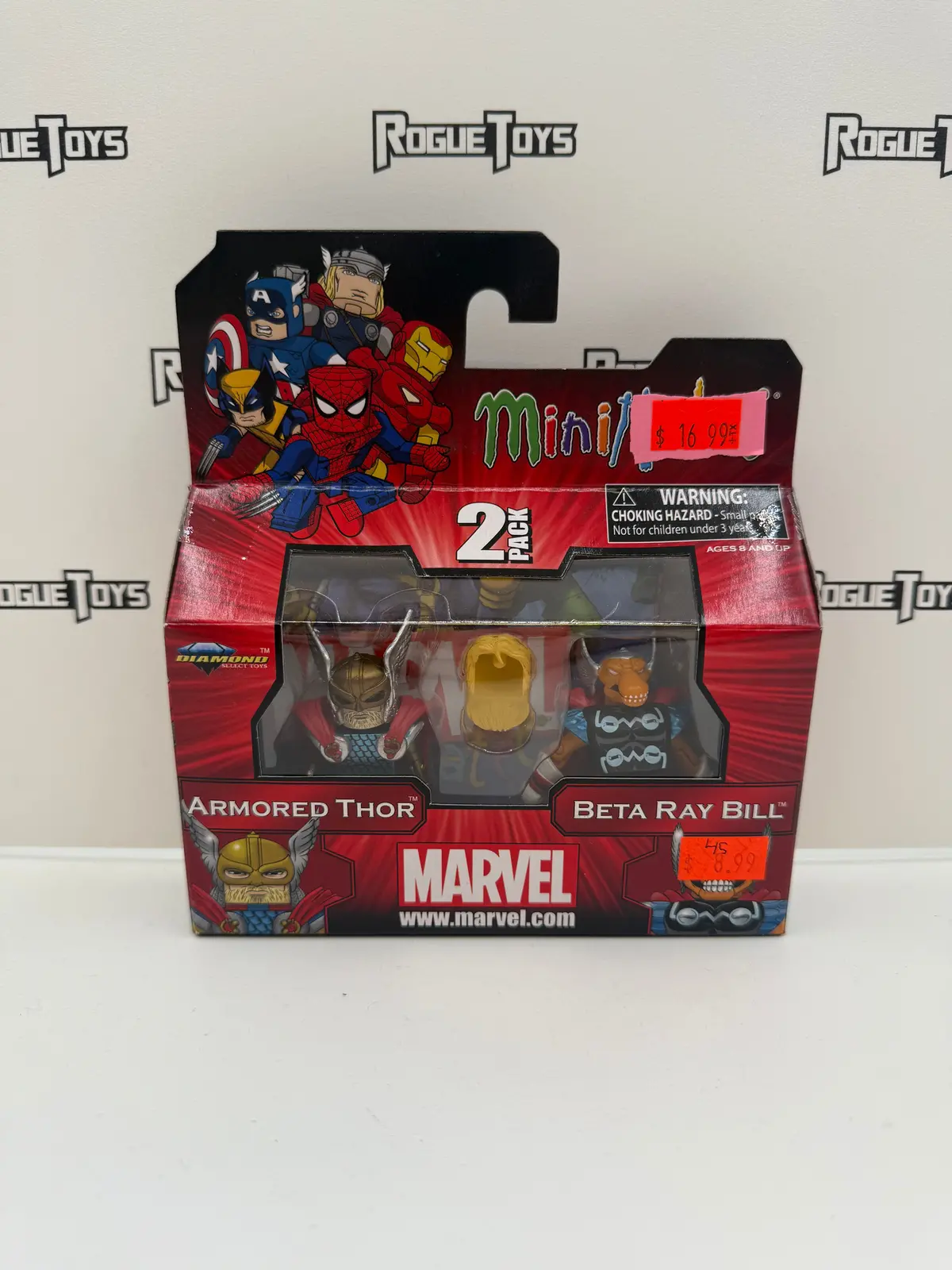 Diamond Select Toys Marvel Minimates Armored Thor & Beta Ray Bill 2-Pack 1