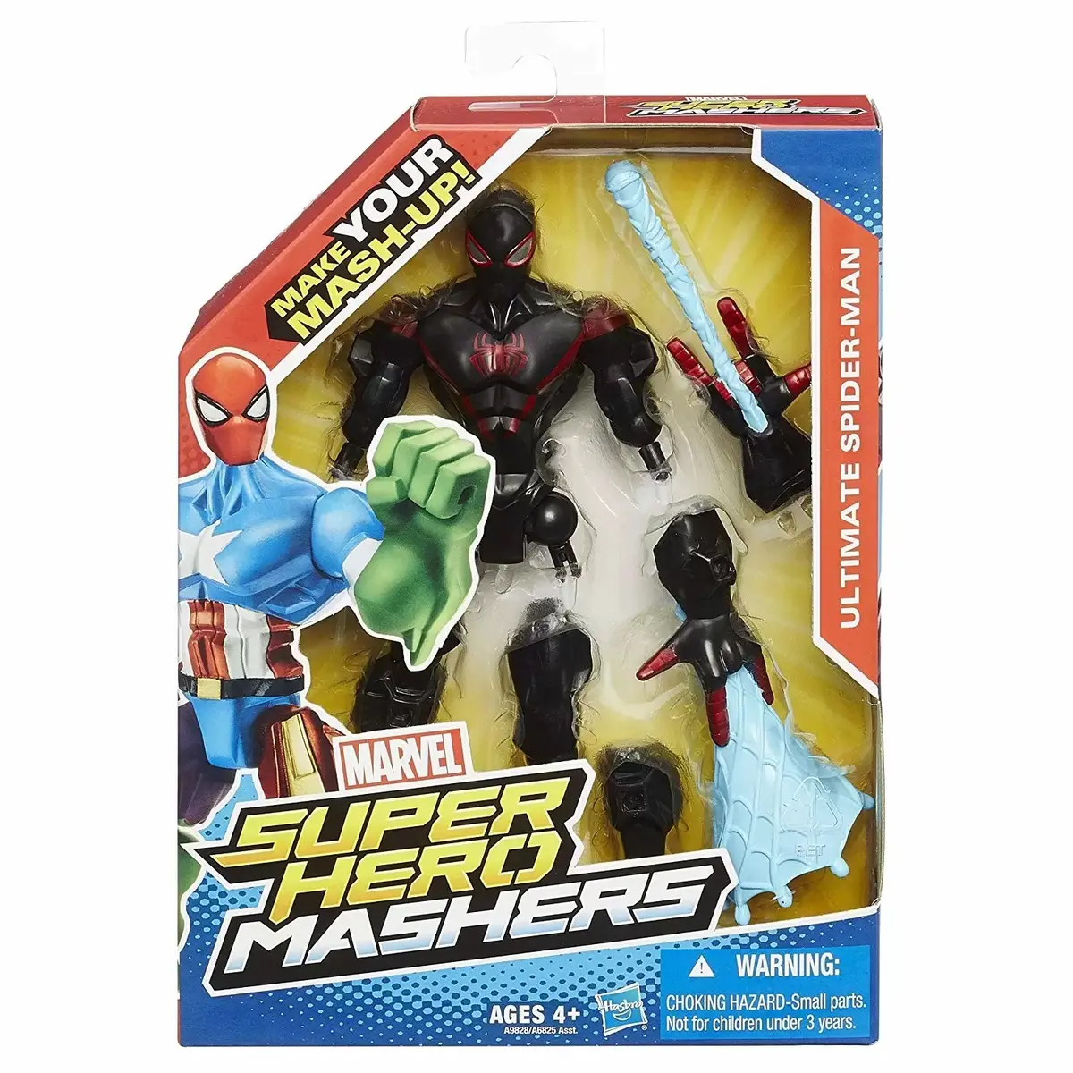 Marvel Super Hero Mashers: Ultimate Spider-Man - Customizable & Swappable 6-Inch Action Figure A9828 Last One! 1