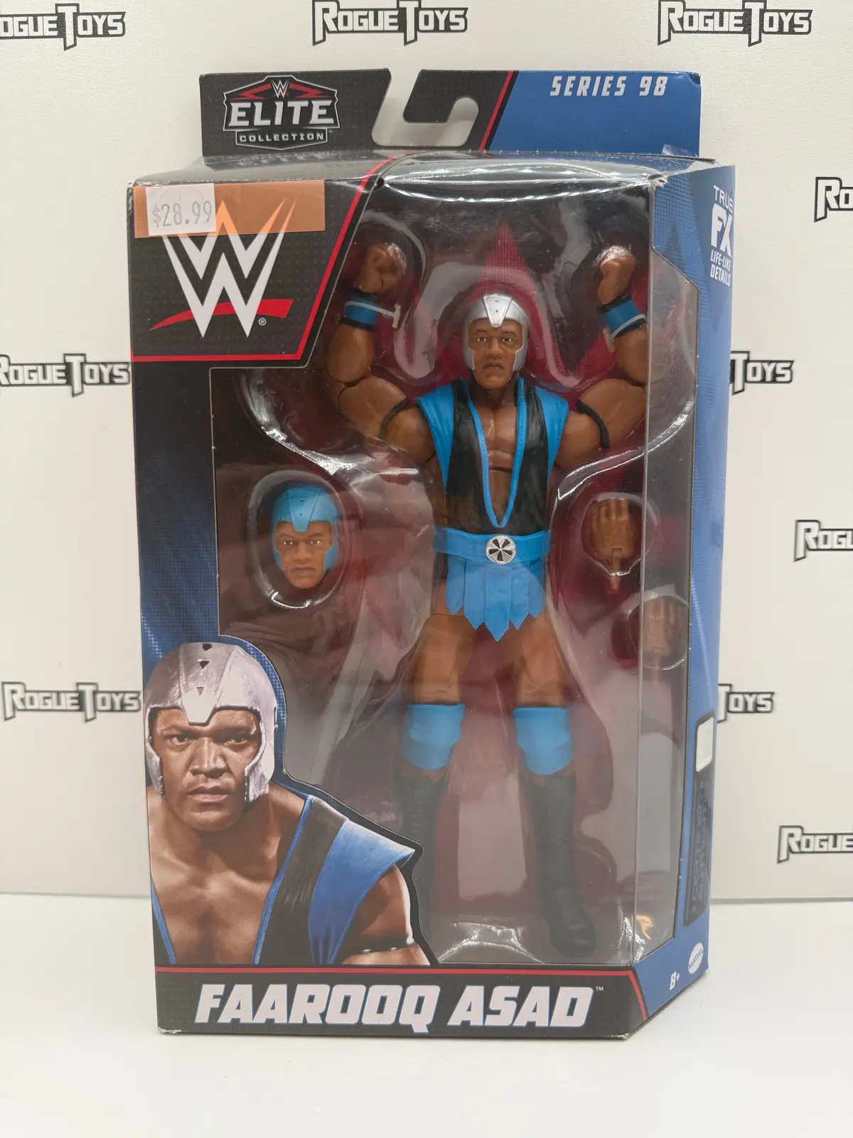 Mattel Wwe Elite Collection Series 98 Faarooq Asad 1