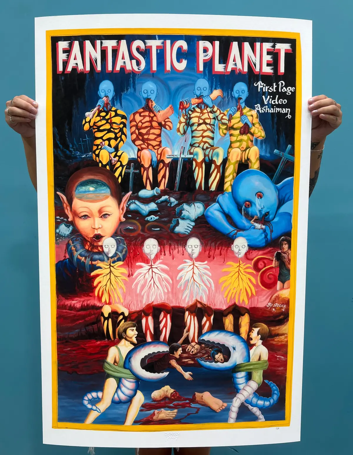 Fantastic Planet - Limited Edition Archival Giclée Print From Static Medium By Stoger 1