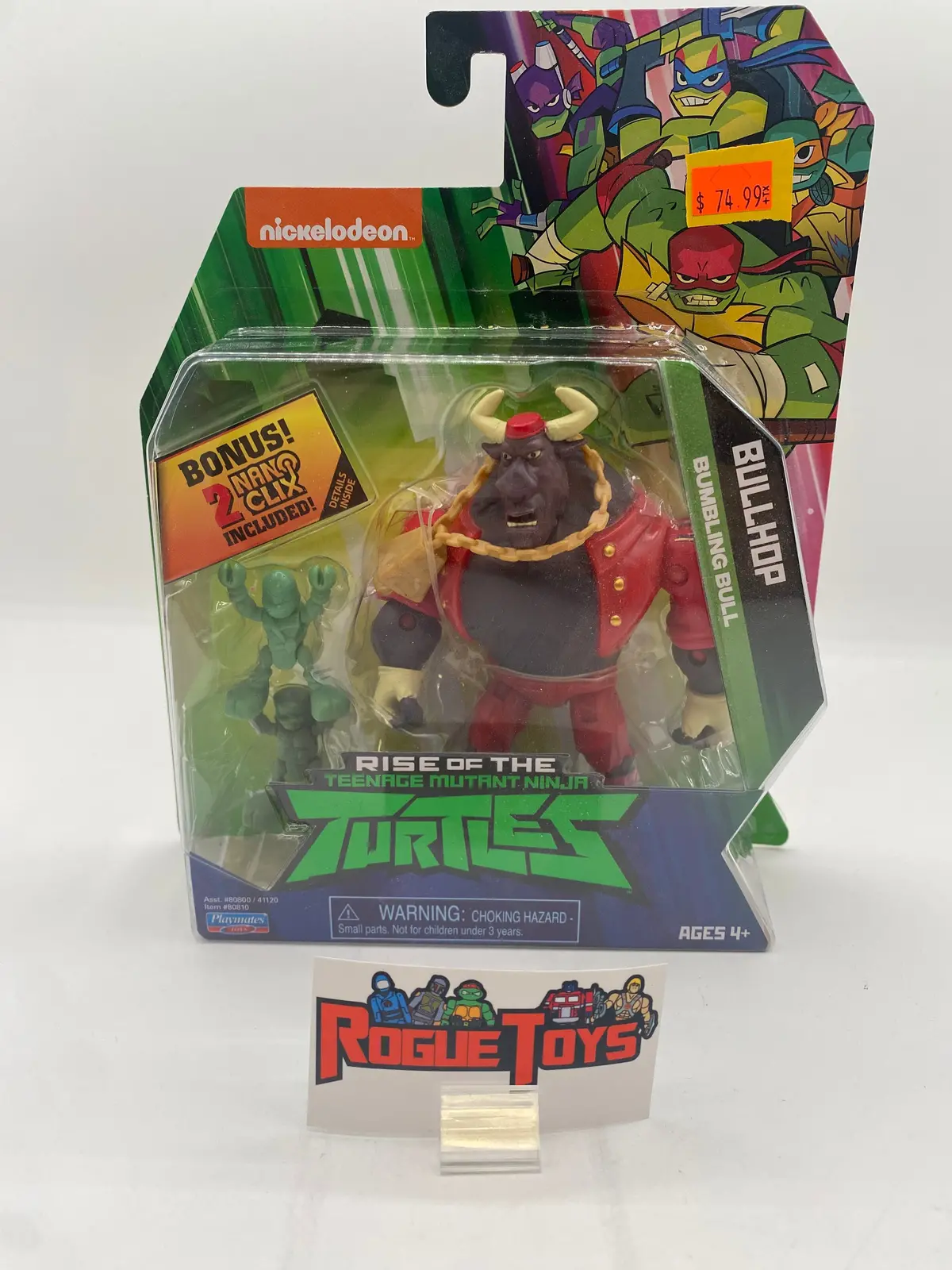 Playmates Nickelodeon Rise Of The Teenage Mutant Ninja Turtles Bullhop Bumbling Bull 1