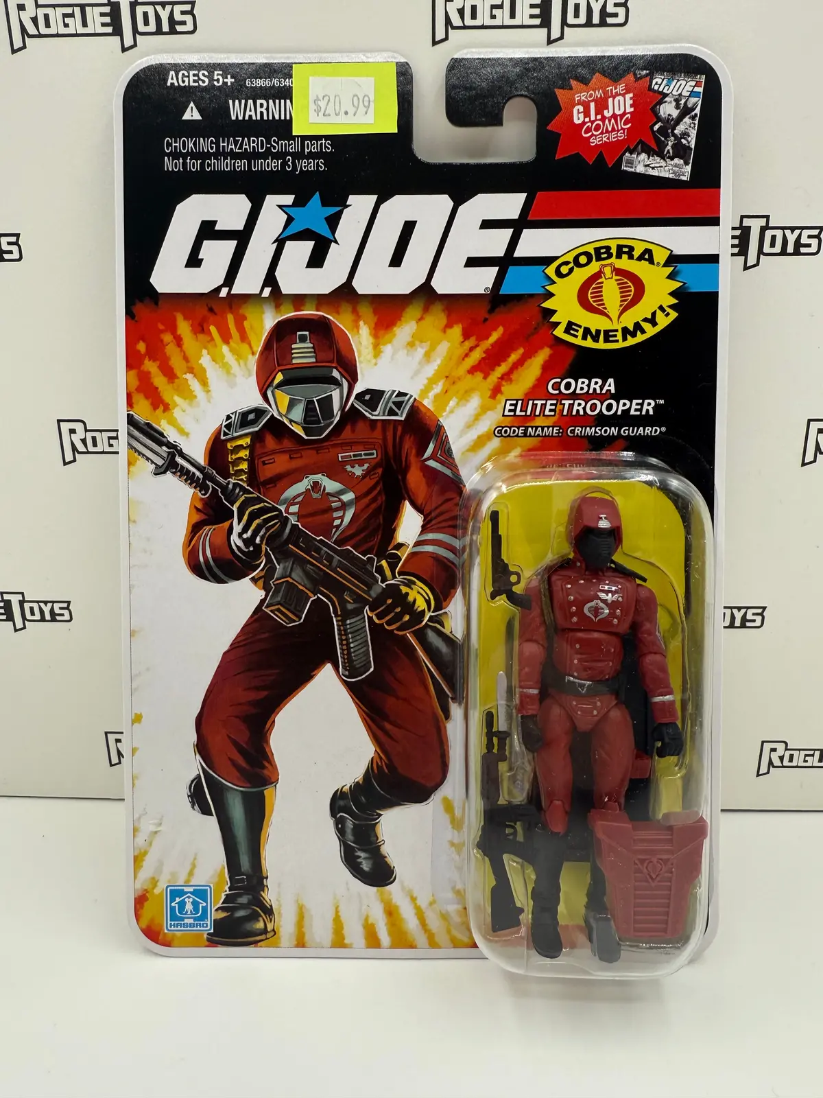 Hasbro G.I. Joe Comic Series Cobra Enemy! Cobra Elite Trooper Crimson Guard 1