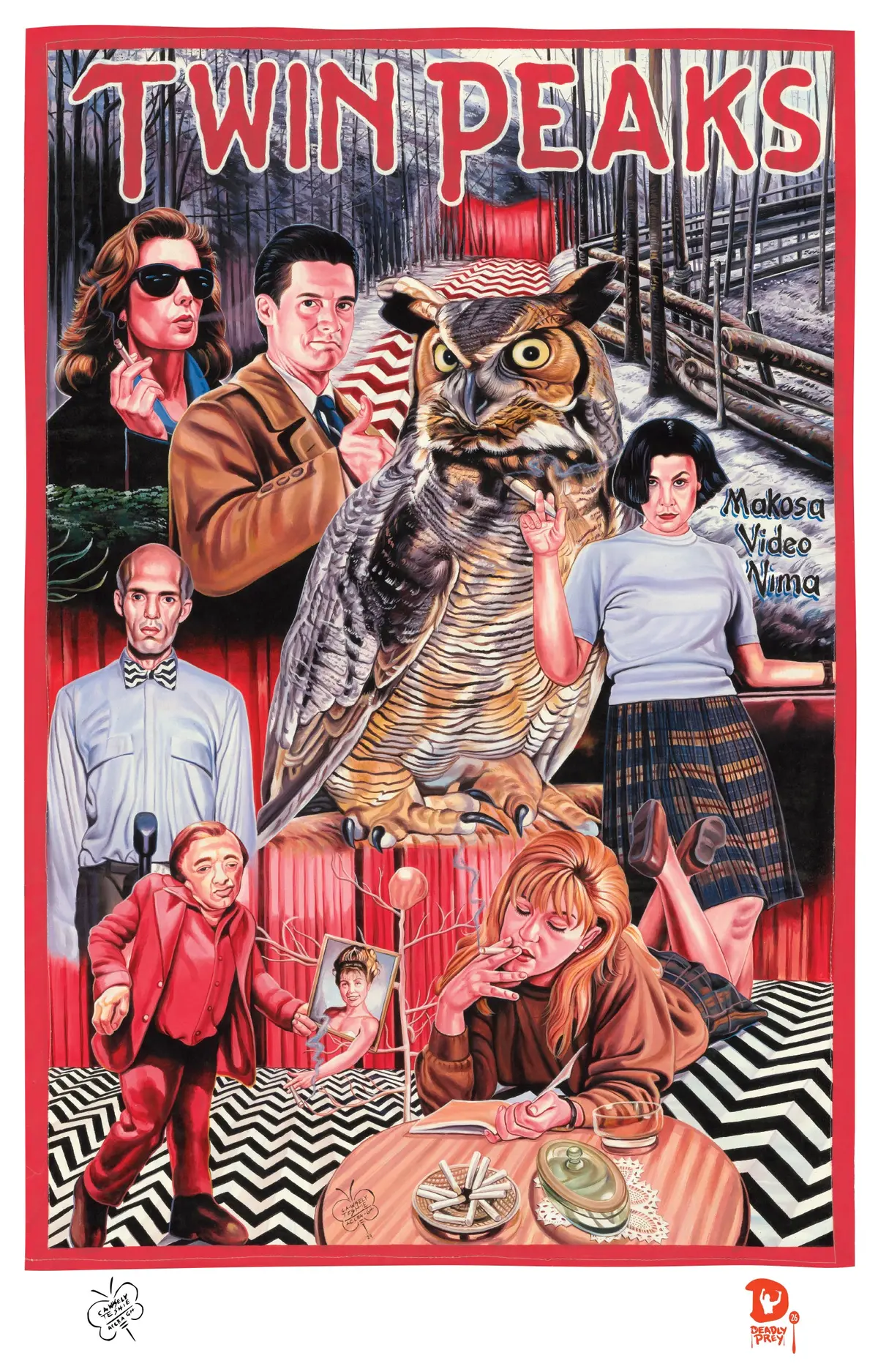 Twin Peaks (High Quality Print) - C.A. Wisely 1