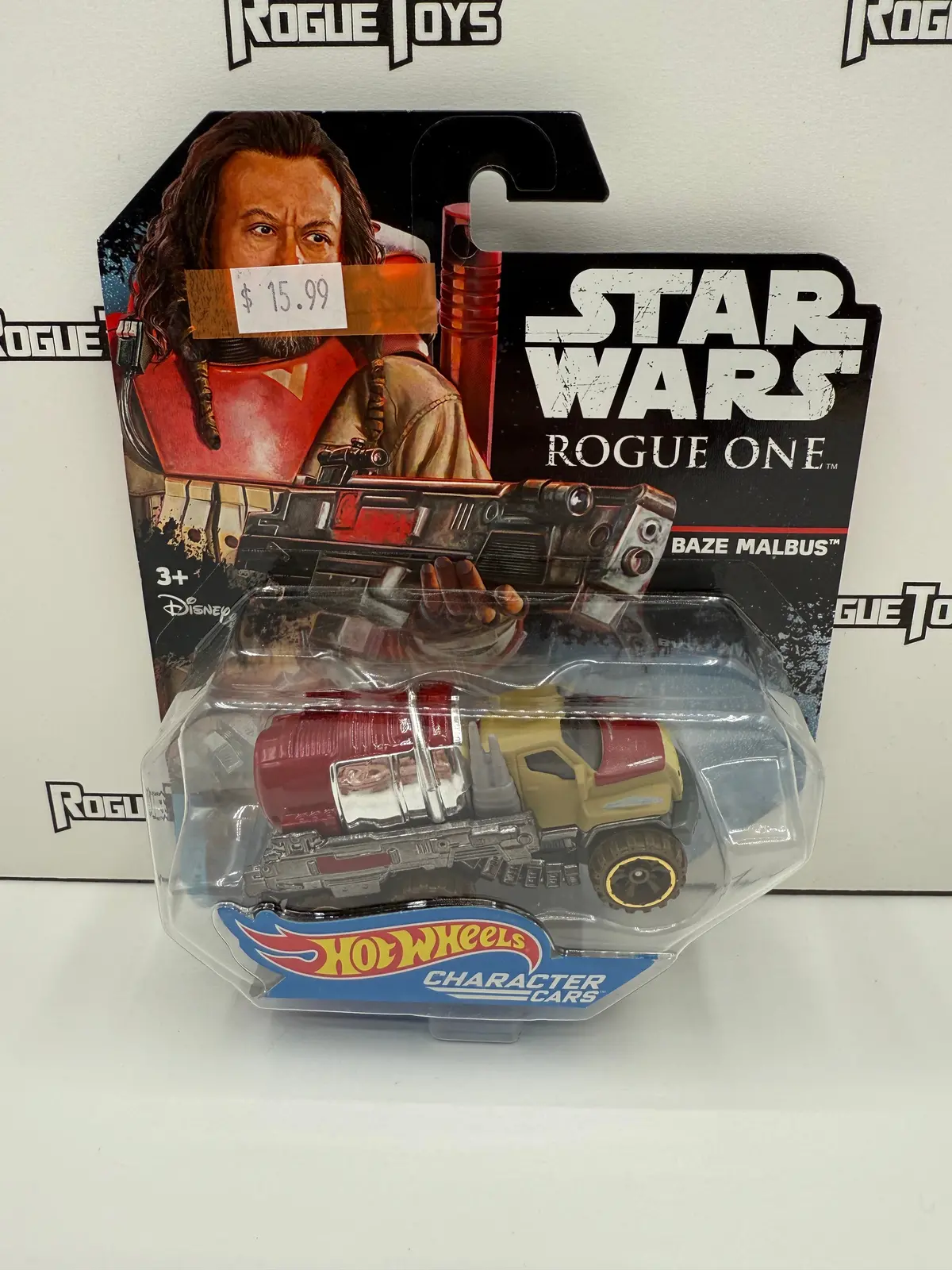 Mattel Hot Wheels Characters Cars Star Wars: Rogue One Baze Malbus 1