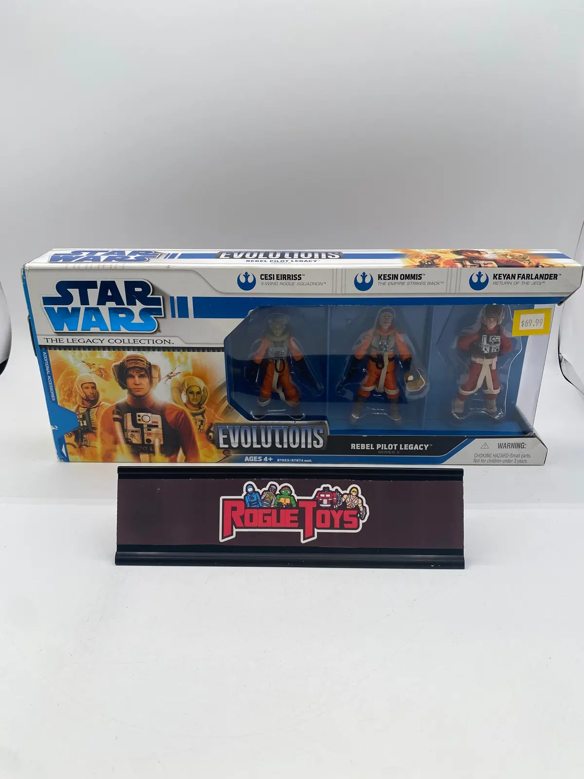 Hasbro Star Wars The Legacy Collection Evolutions Rebel Pilot Legacy Series Ii Cesi Eirriss | Kesin Ommis | Keyan Farlander 1
