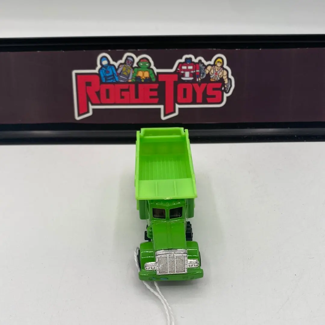 Green Blue Tipper Dump Truck Construction 1