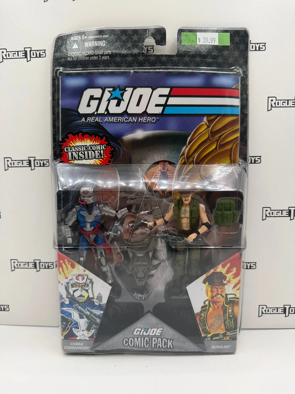 Hasbro G.I. Joe Arah G.I. Joe Comic Pack Cobra Commander & Gung Ho 1