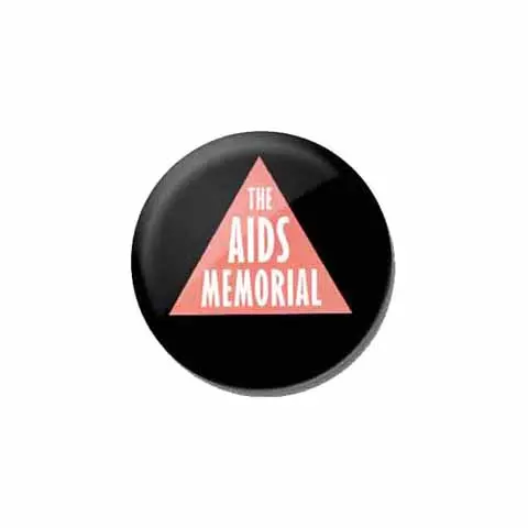 The Aids Memorial Button #1 1