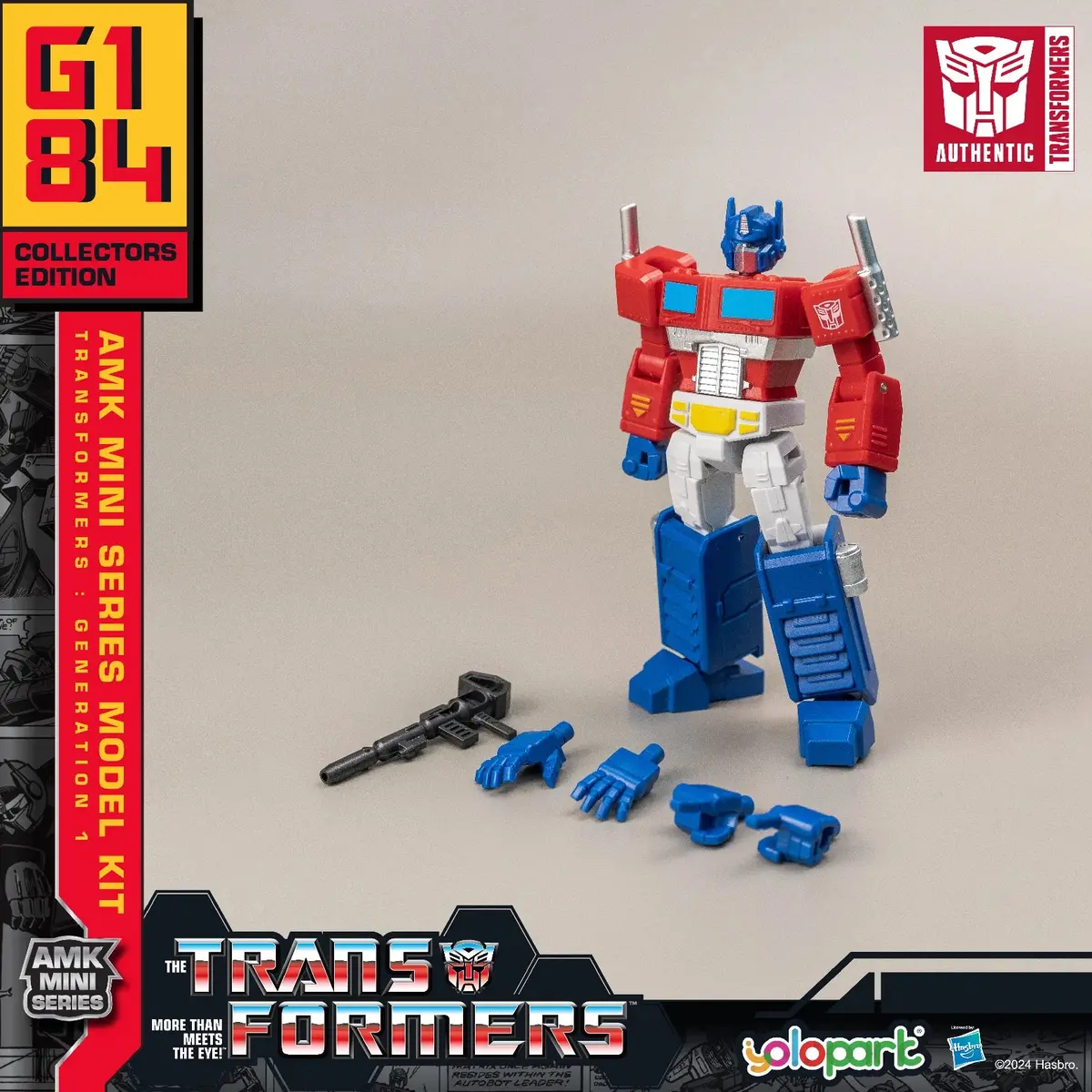 Yolopark - Transformers 40Th - Amk - Optimus Prime (G1) - 12 Cm Action Model Kit (Ypamkg1op/75013) Low Stock 1