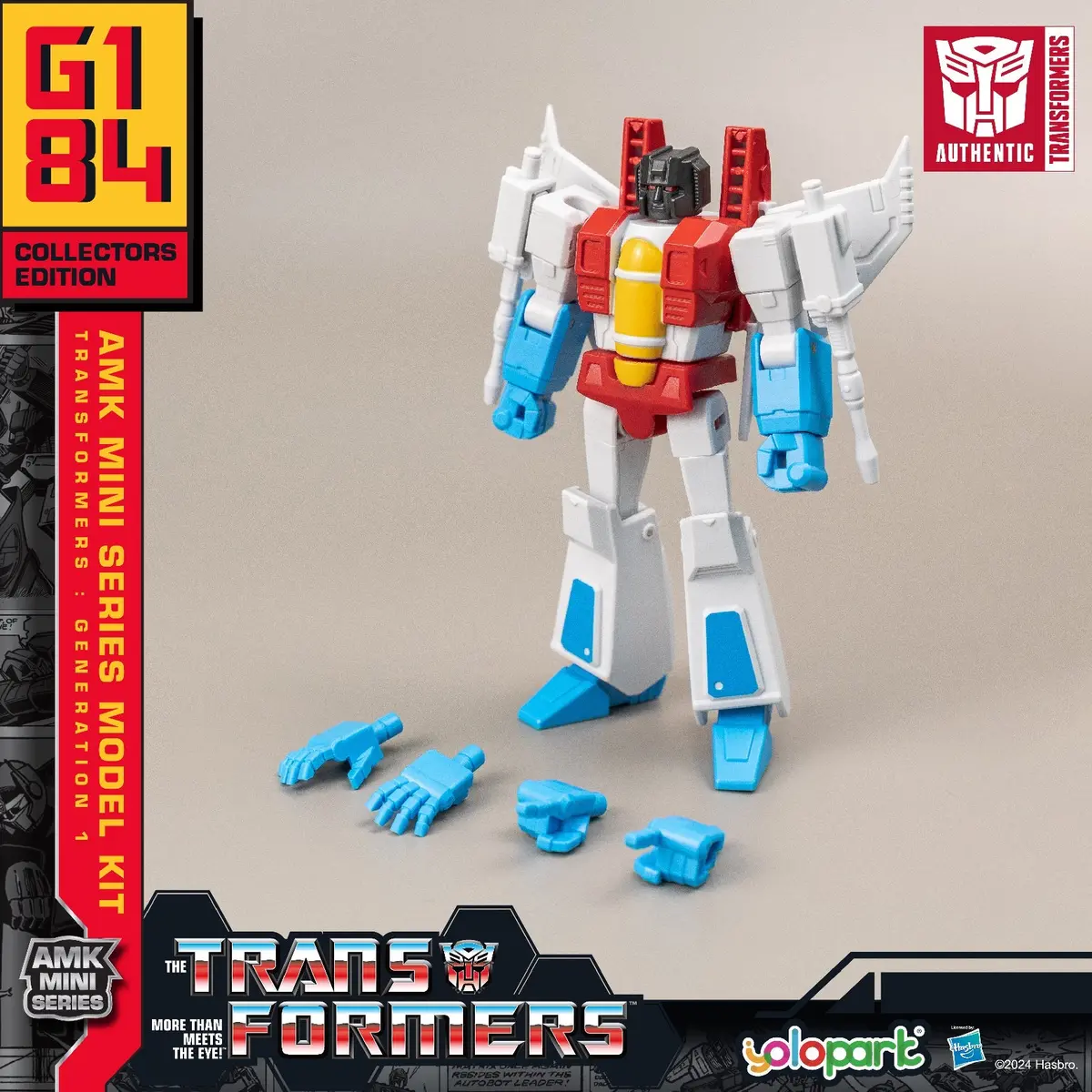 Yolopark - Transformers 40Th - Starscream (G1) 11Cm Action Model Kit (75014) 1