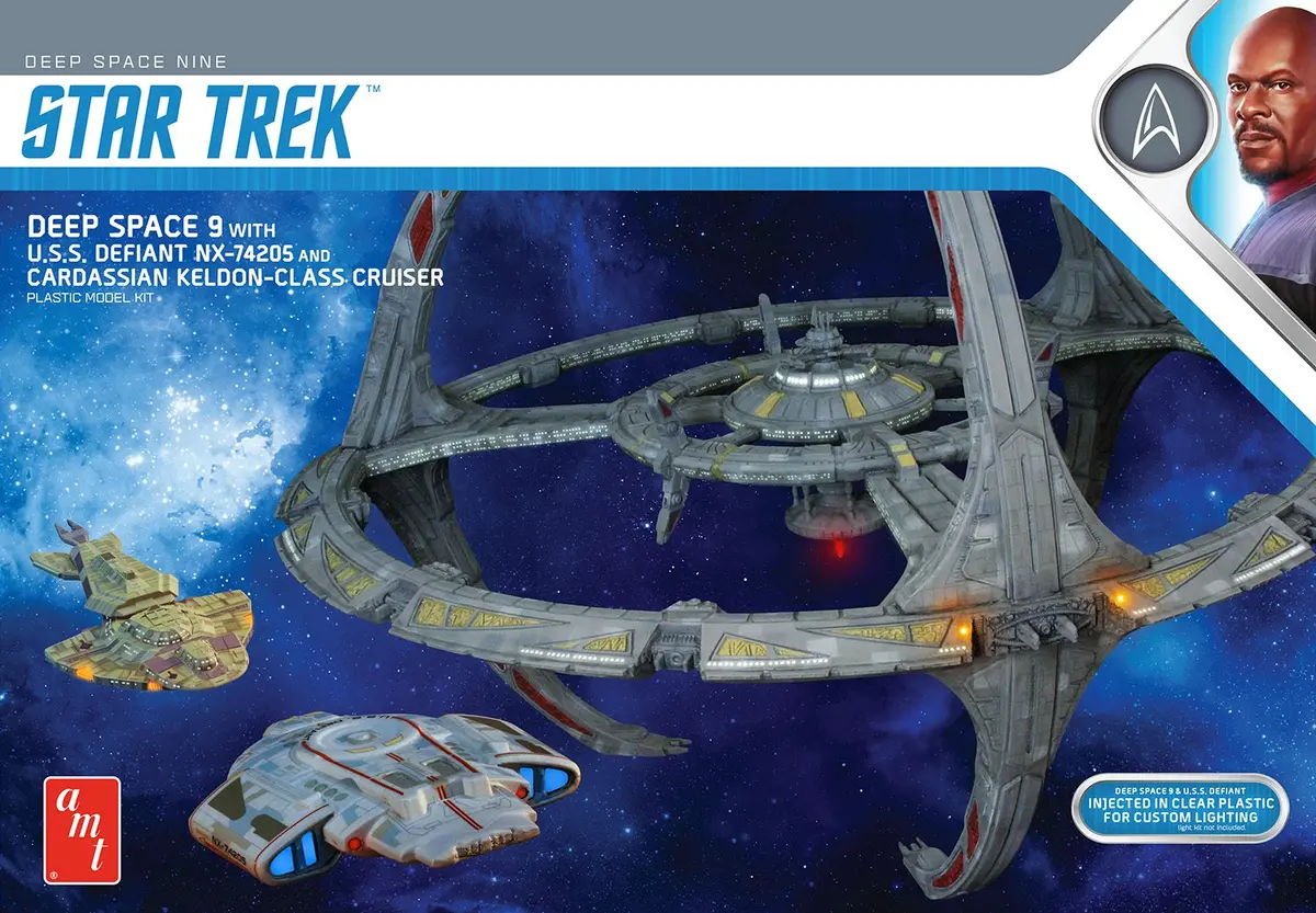 [Pre-Order] Round 2 - Amt Star Trek: Deep Space Nine 1:330 Scale Snap It Model Kit (Amt1245) 1