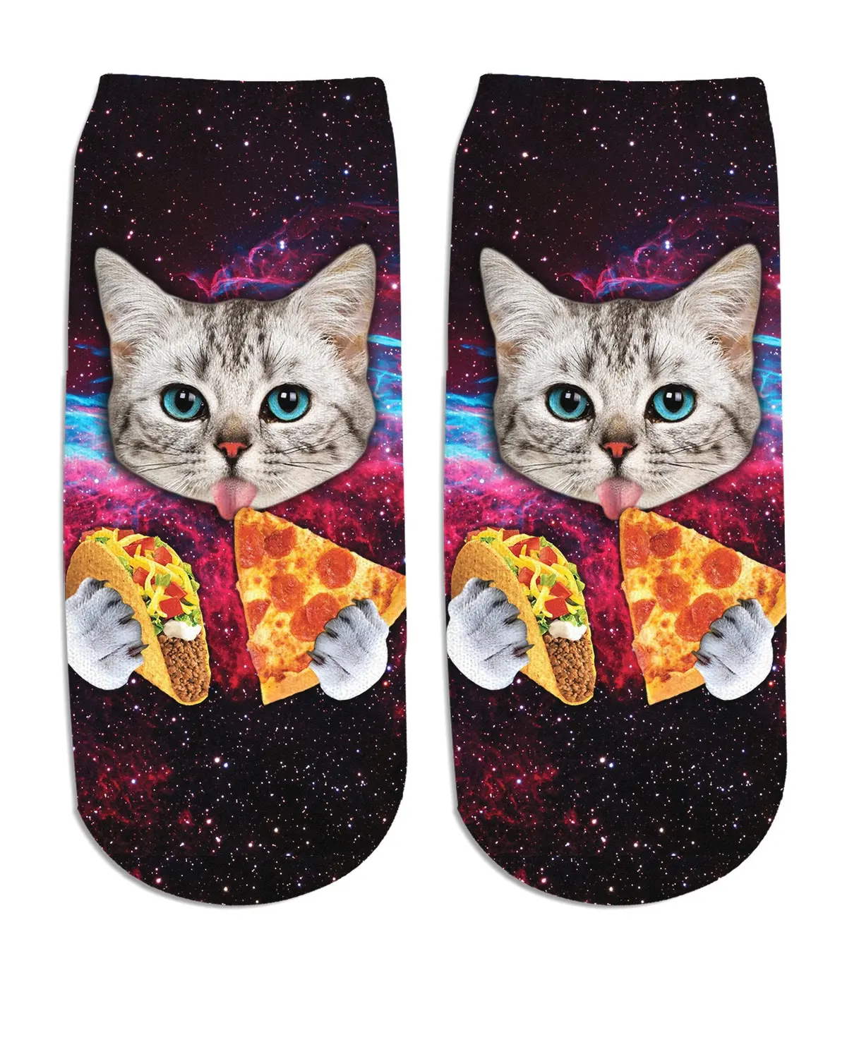 Taco Cat Ankle Socks 1