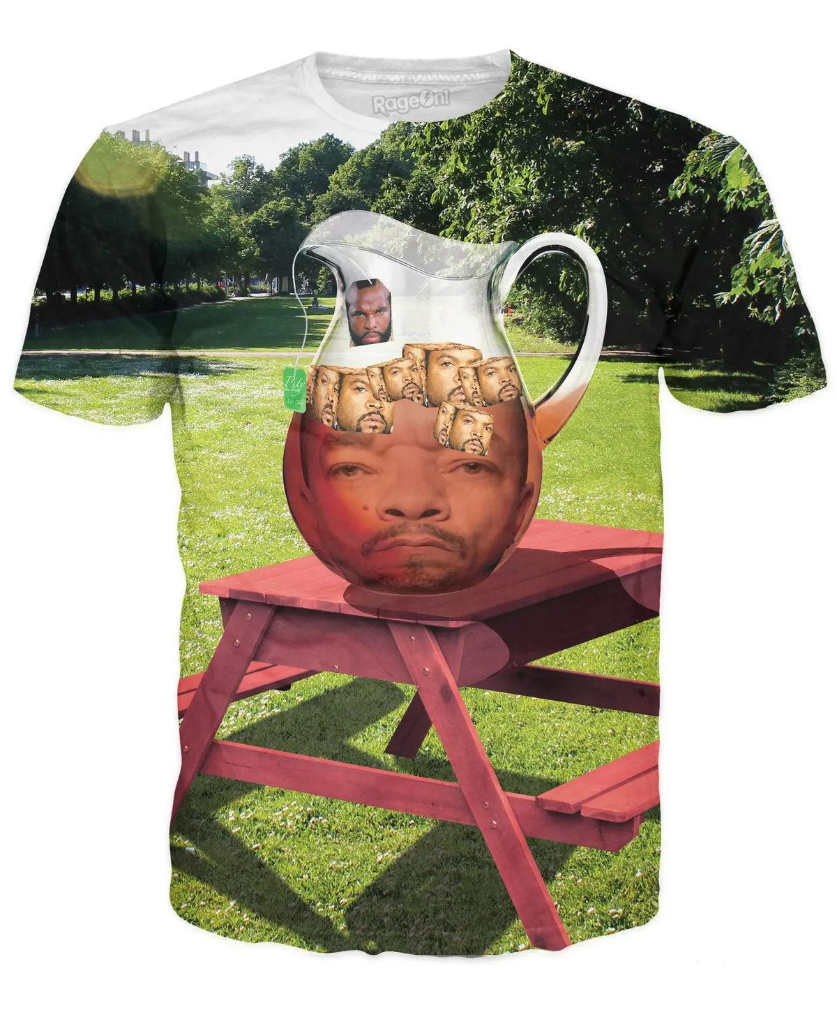Mr. T and Ice-T Retro Ice Cube Graphic Tee