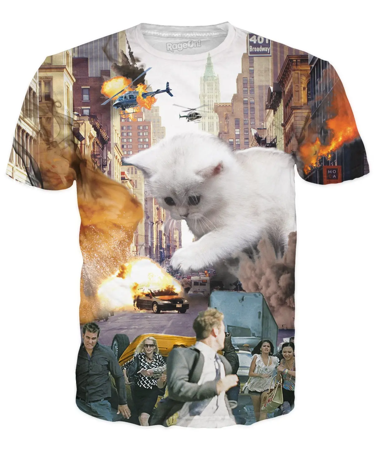 Rampage Cat Graphic T-Shirt