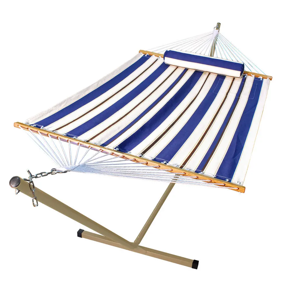 Steel Stand With Fabric Hammock And Matching Pillow 1