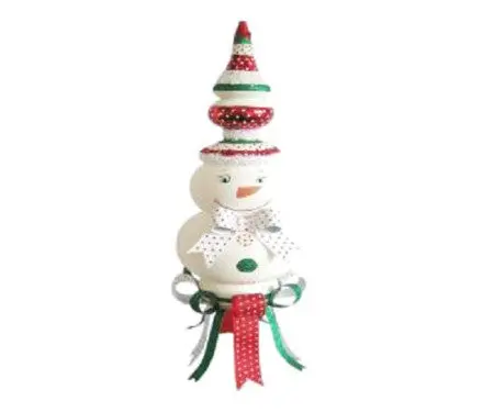 Snowman And Bow Table Piece 1