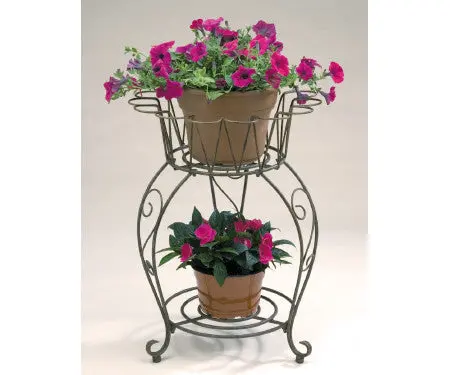 Metal Round Wave Planter 1
