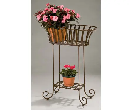 Solera Metal Oval Planter Stand 1