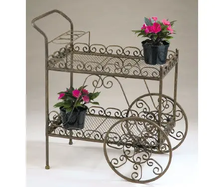Metal Teacart Plant Stand 1