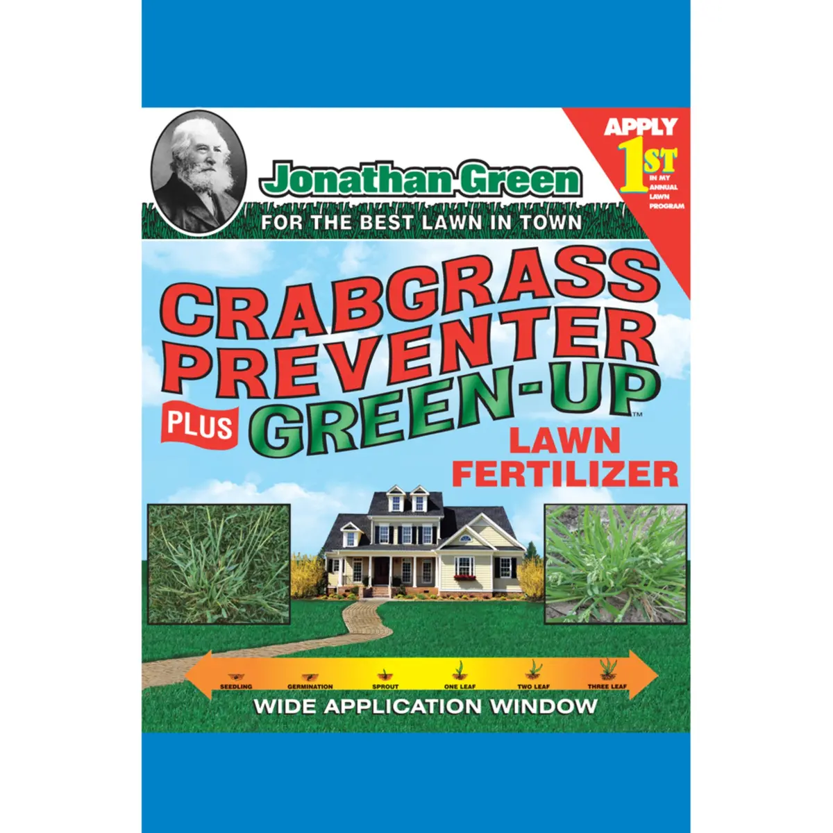 Crabgrass Preventer Plus Green Up Lawn Fertilizer 22-0-3 1