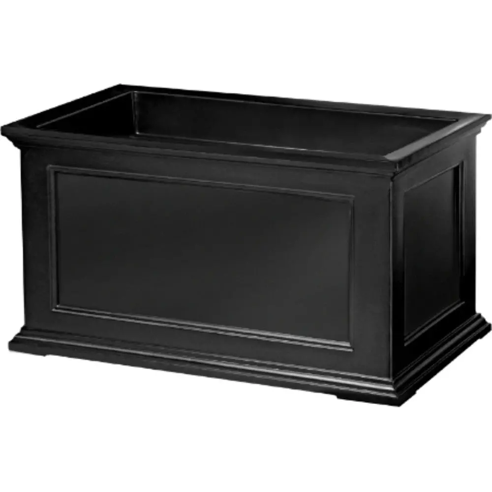 Rectangular Patio Planter Black 1