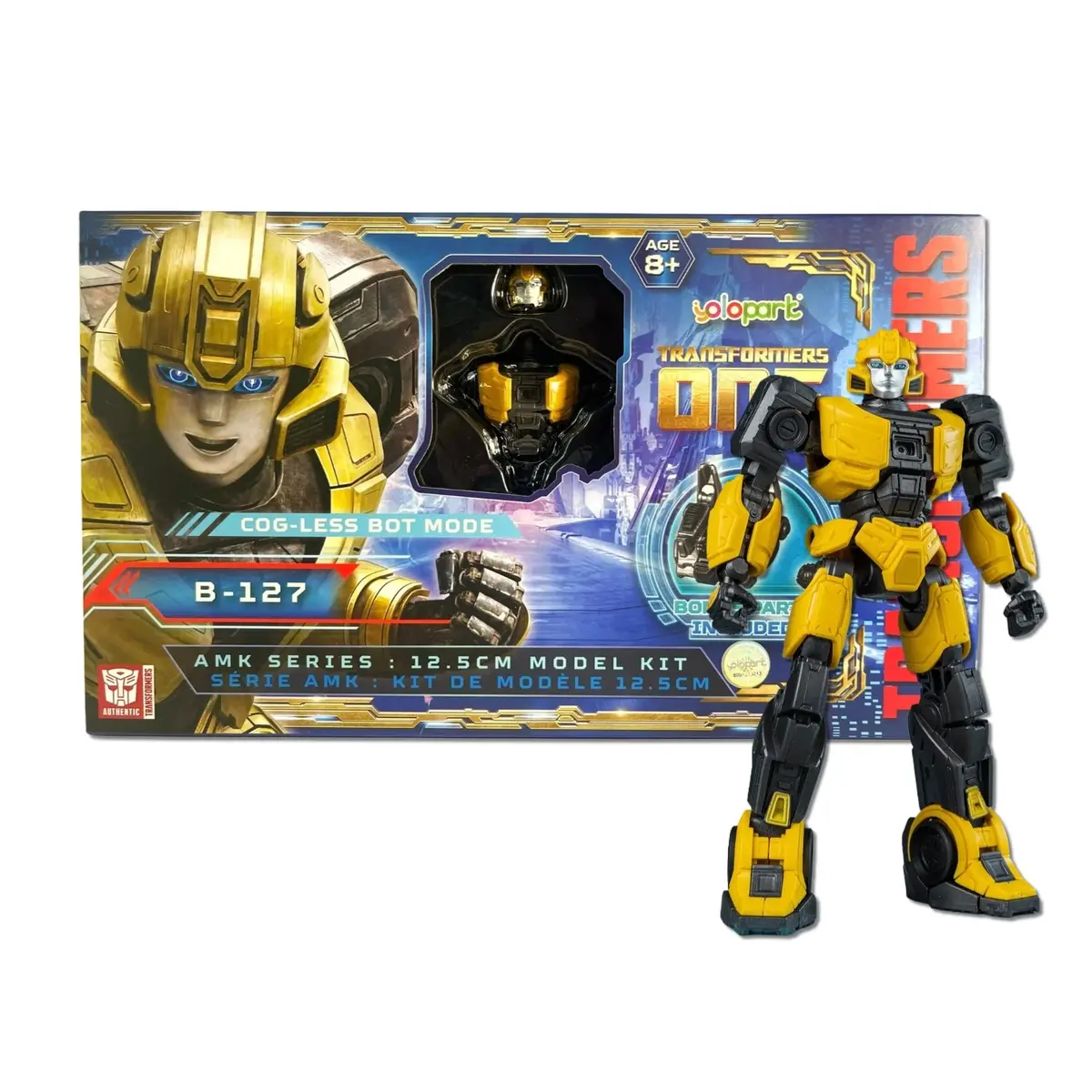 Yolopark - Transformers One - Amk B-127 (Bumblebee) Cog-Less Bot 12.5 Cm Model Kit Ypamkm8bb-M/75072 Low Stock 1