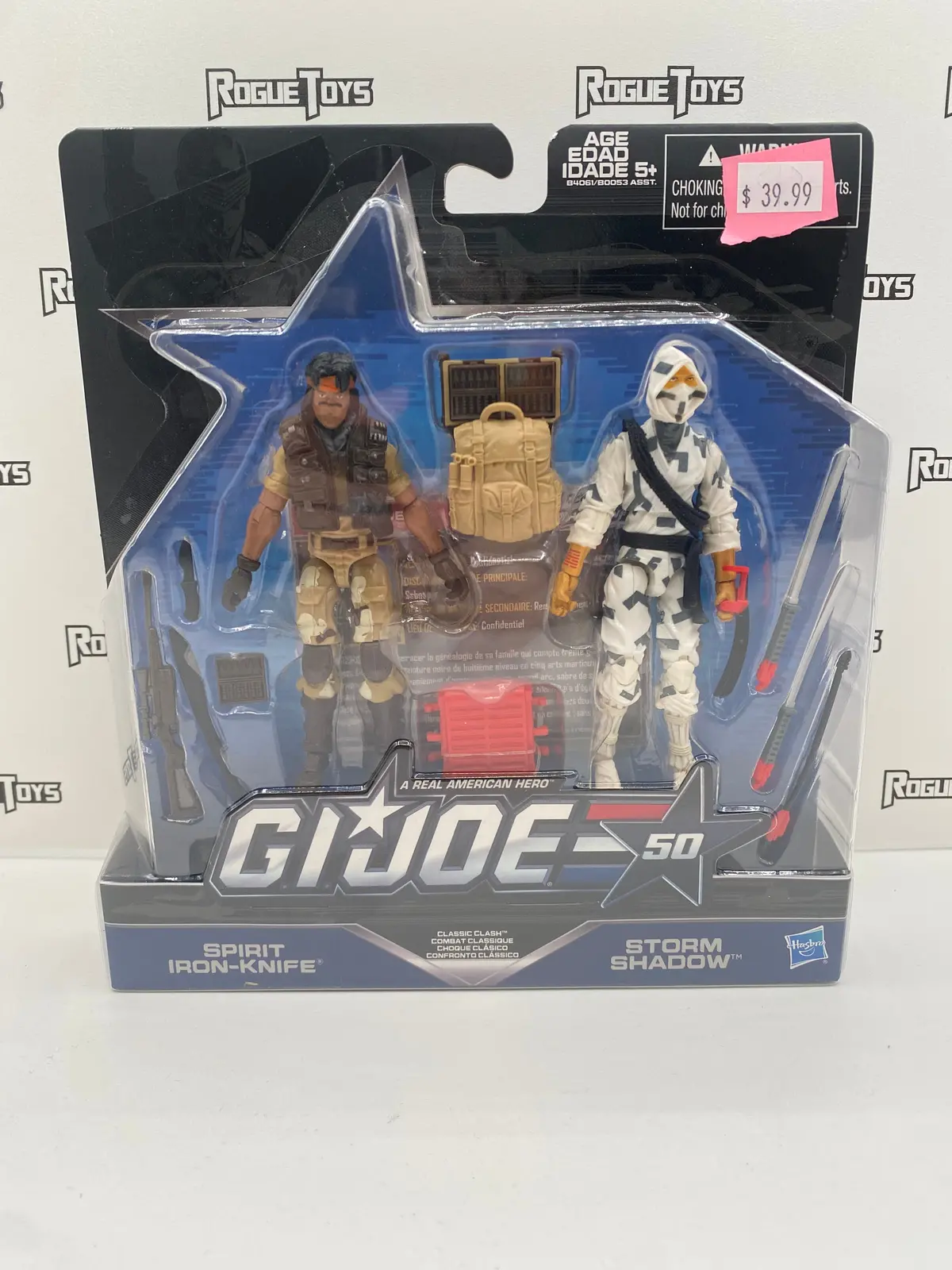 Hasbro G.I. Joe A Real American Hero (Arah) 50Th Anniversary Classic Clash Spirit Iron-Knife & Storm Shadow 1