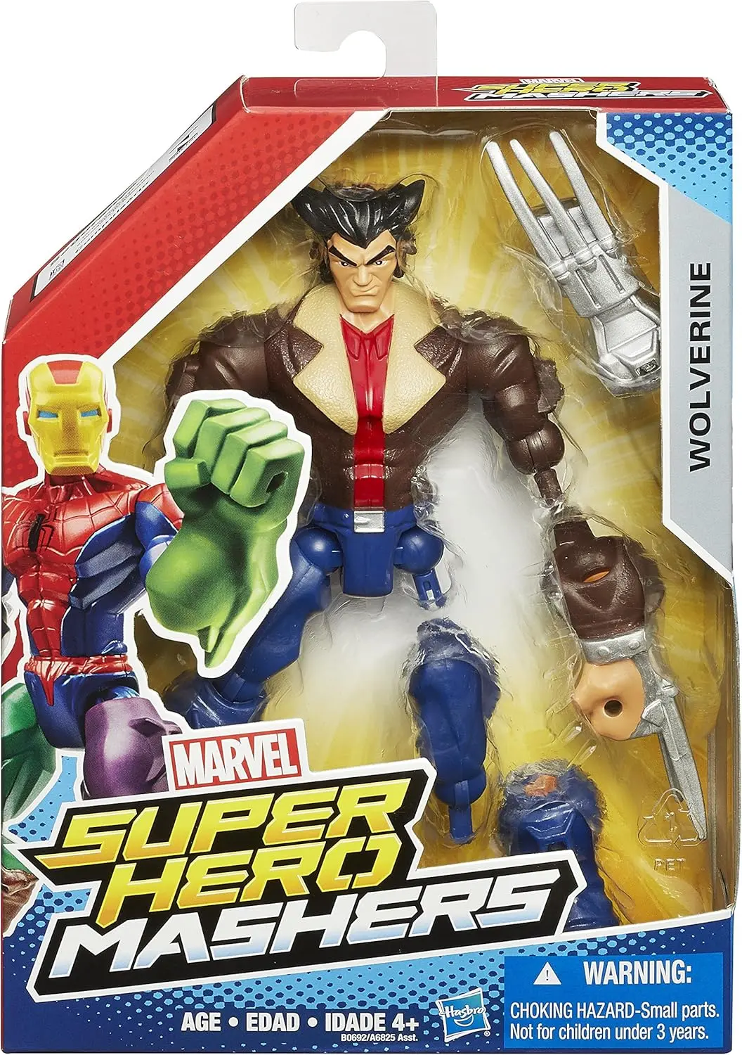 Marvel Super Hero Mashers - X-Men - Wolverine (Logan) - Customizable 6-Inch Action Figure (B0692) Low Stock 1