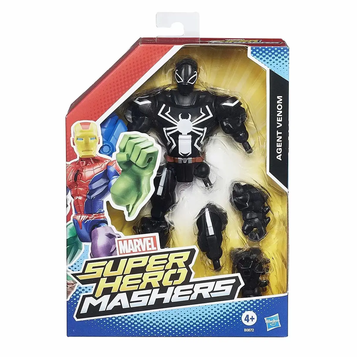 Marvel - Super Hero Mashers - Agent Venom - Customizable & Swappable 6-Inch Action Figure (B0872) Last One! 1