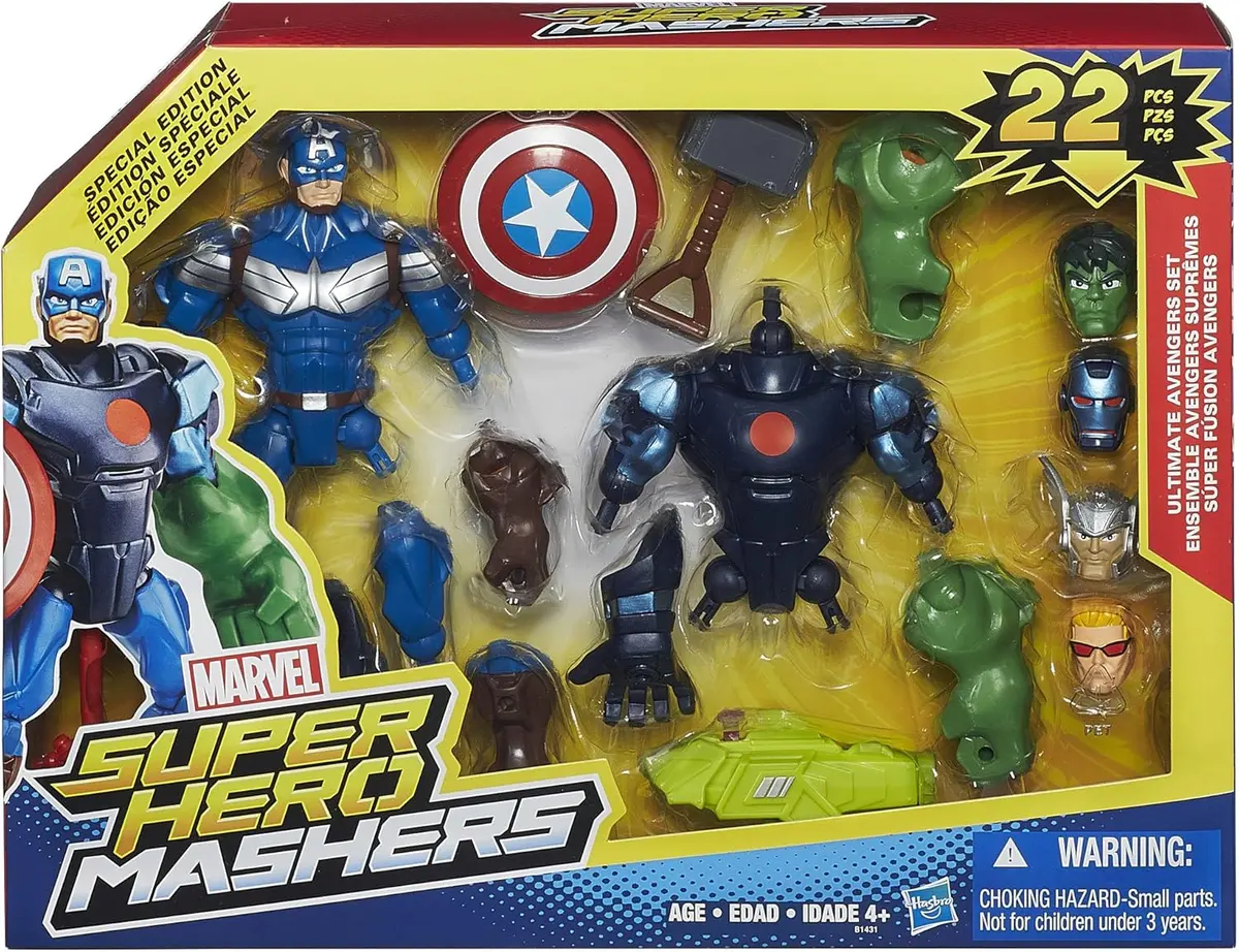 Marvel Super Hero Mashers: Ultimate Avengers Set (Special Edition) Customizable Figures 21 Pcs B1431 Last One! 1