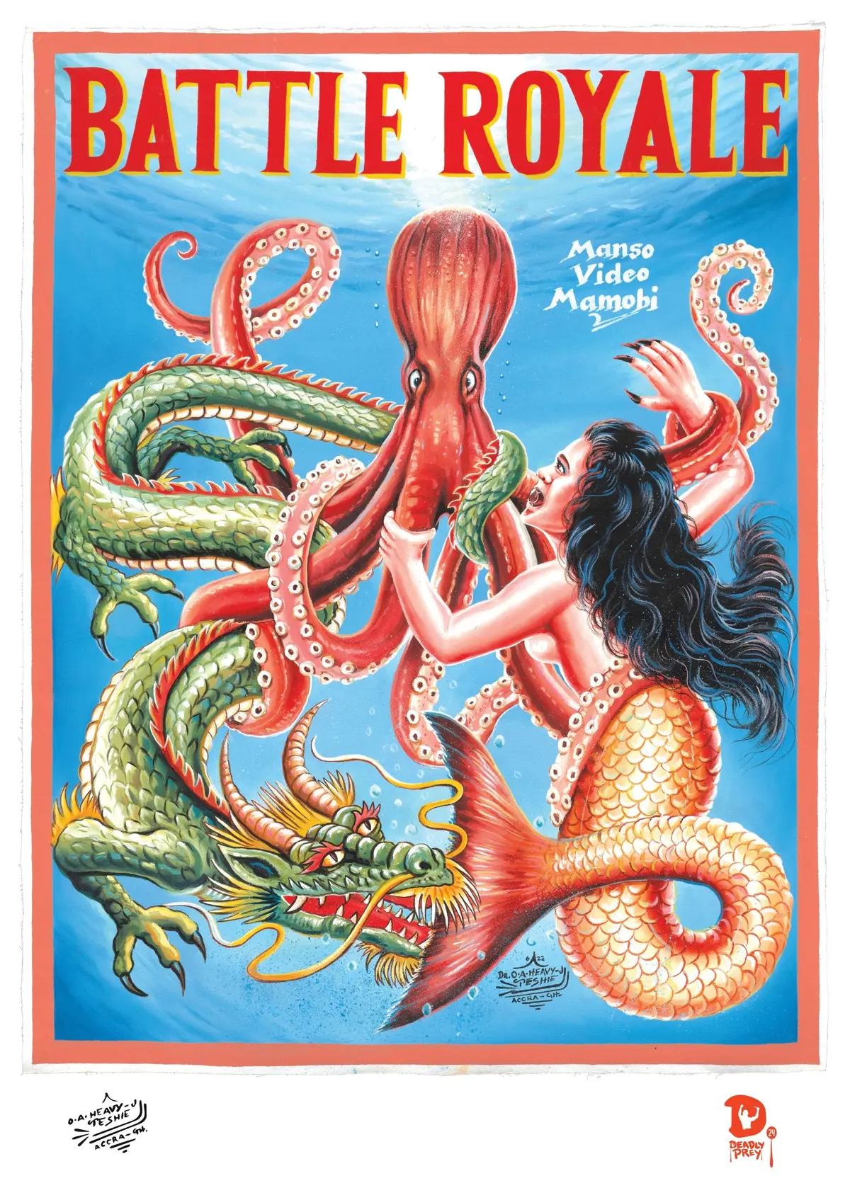Battle Royale (High Quality Print) - Heavy J - Octopus 1