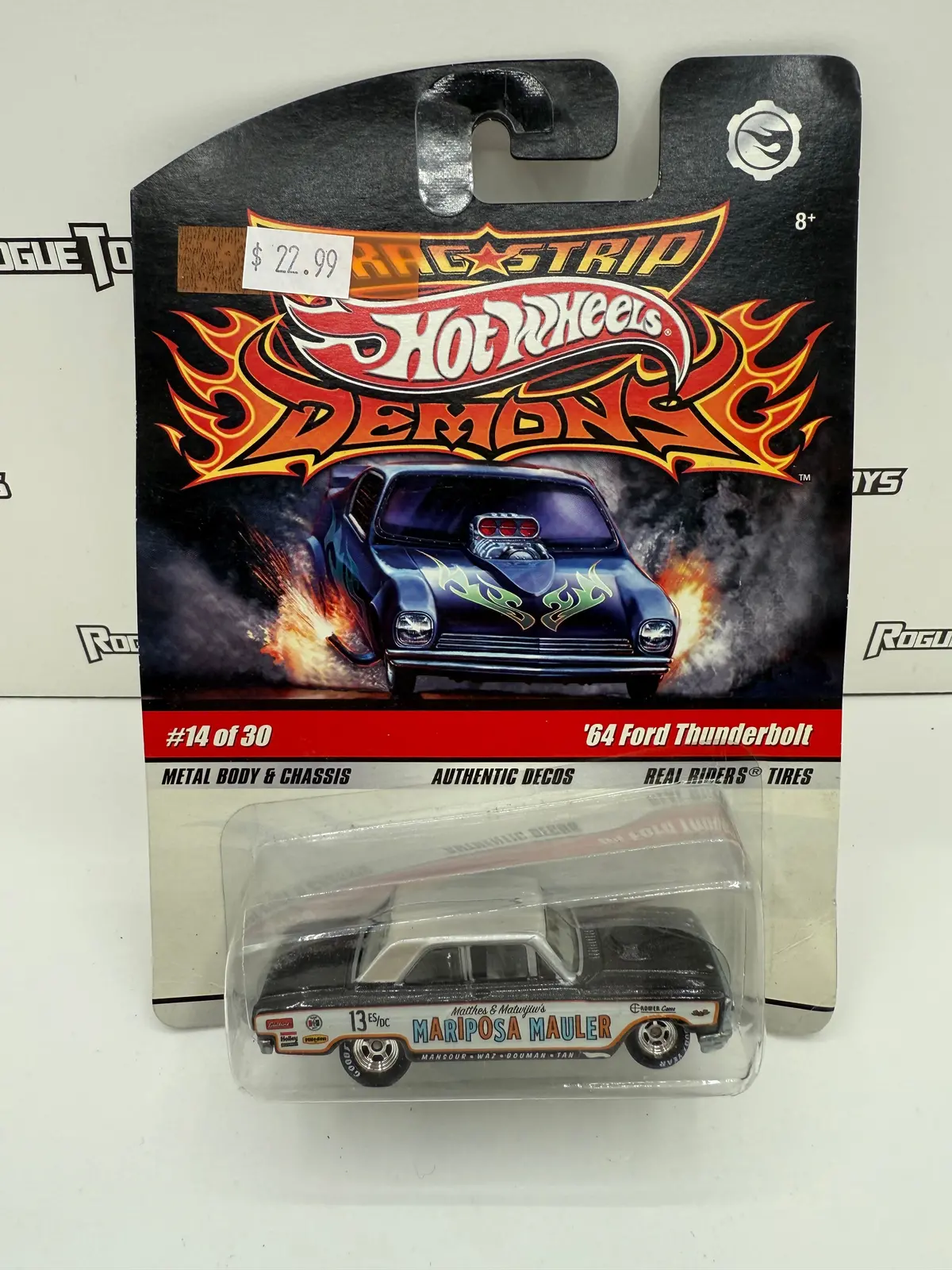 Mattel Hot Wheels Drag Strip Demons #14 Of 30 ‘64 Ford Thunderbolt 1