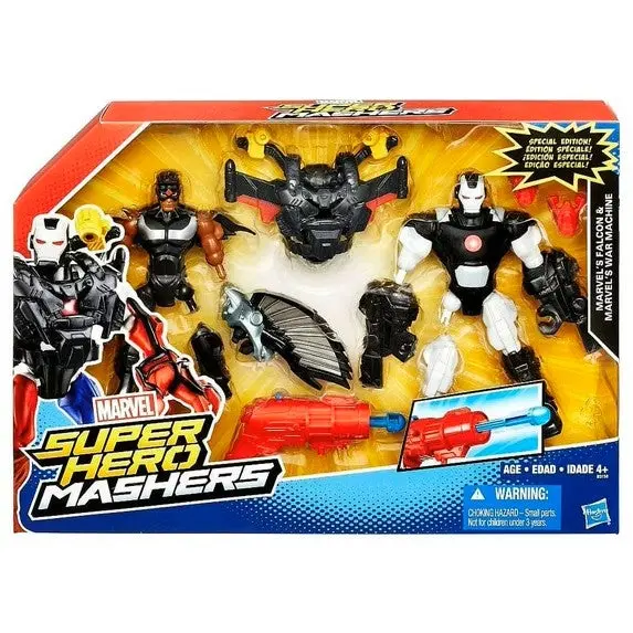 Marvel Super Hero Mashers (Special Edition) Falcon & War Machine 6-Inch Action Figures 2-Pack (B3158) Last One! 1