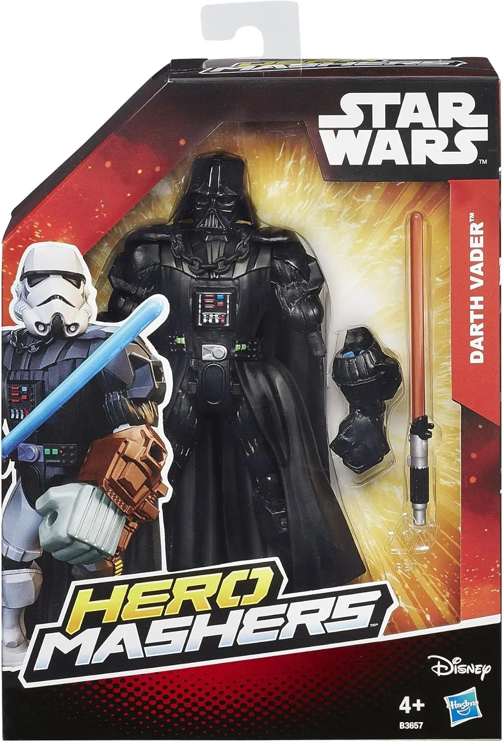 Star Wars - Hero Mashers - Darth Vader - Customizable & Swappable 6-Inch Action Figure (B3657) Last One! 1