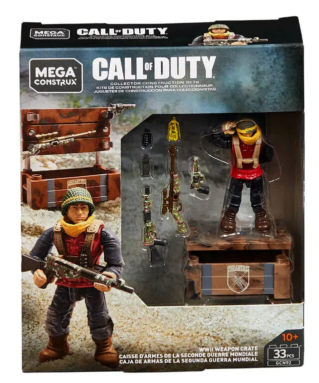 Mega Construx - Call Of Duty - Wwii Weapon Crate (Gcn92) Collector Construction Set 1