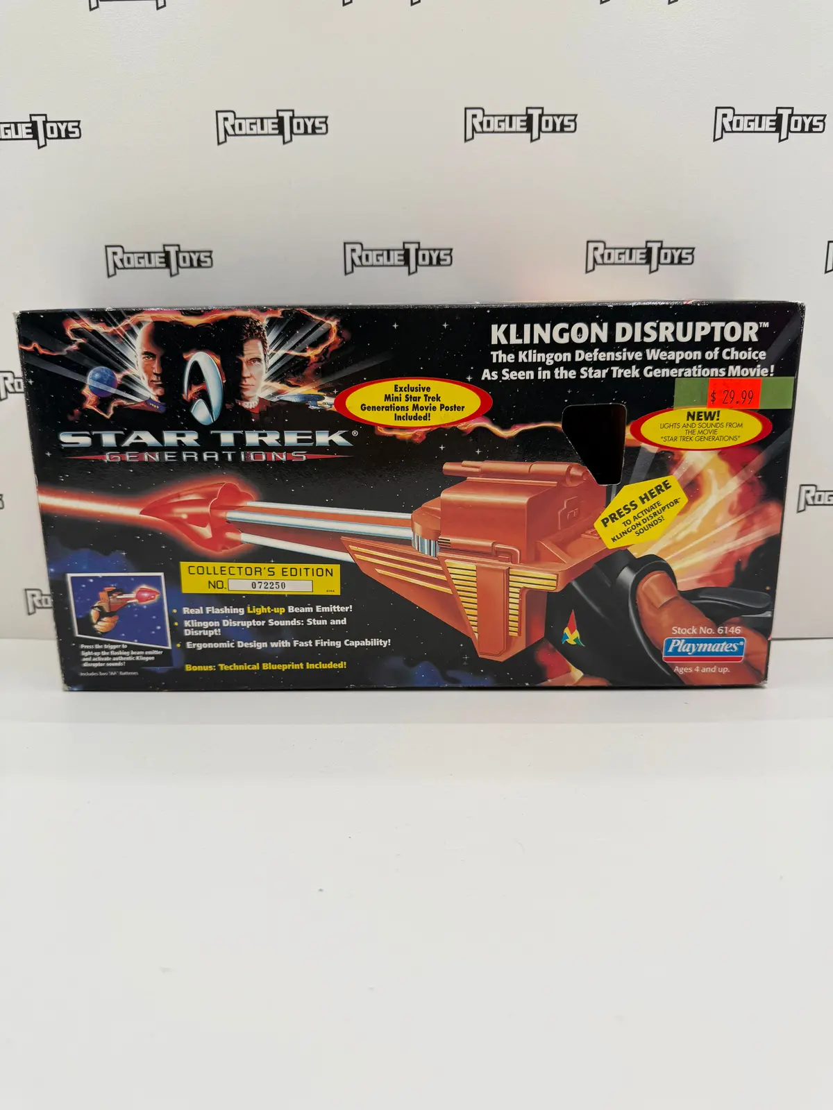 Playmates Star Trek Generations Klingon Disruptor (Collector’S Edition No. 072250) 1