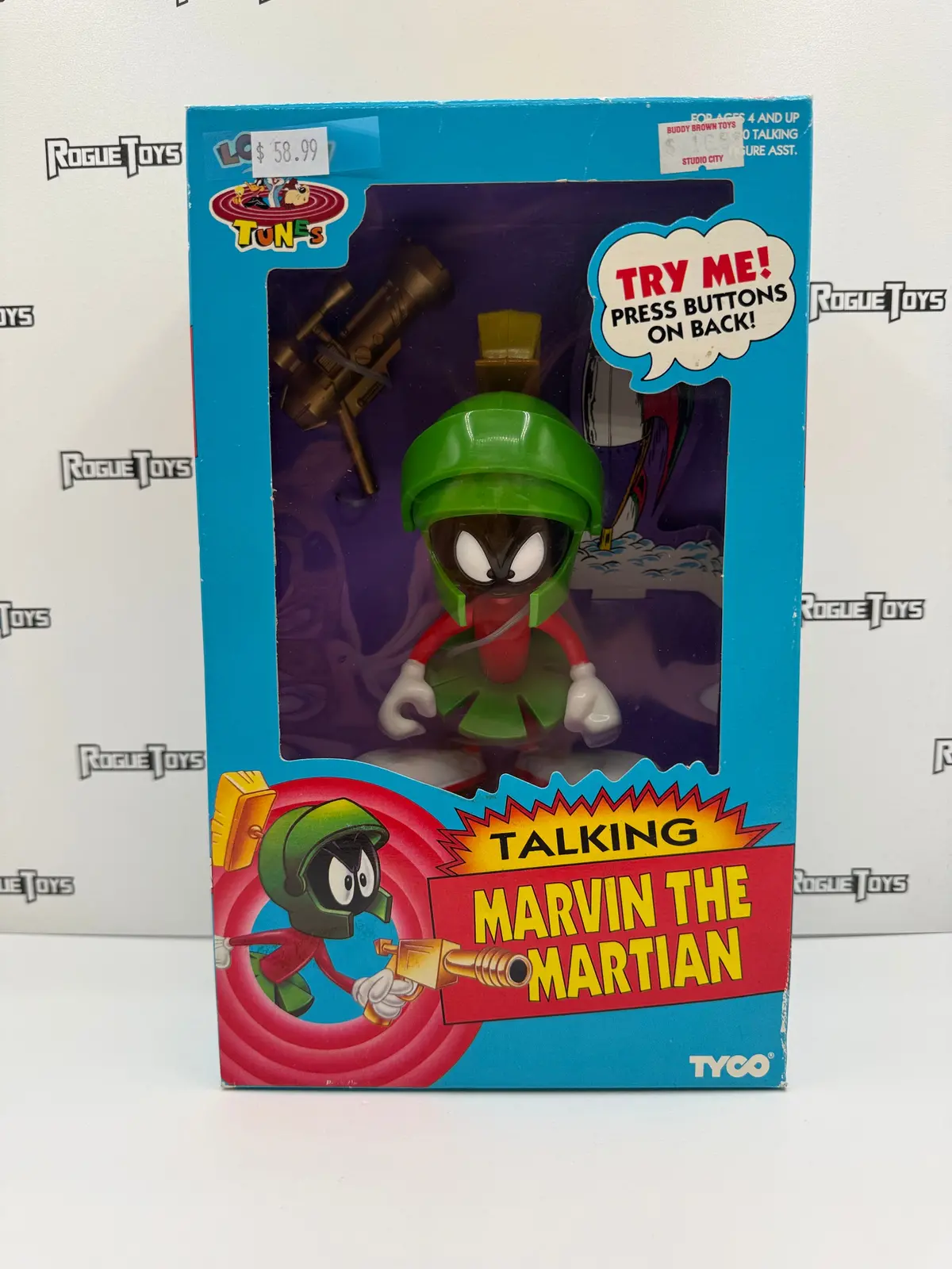 Tyco Looney Tunes Talking Marvin The Martian 1