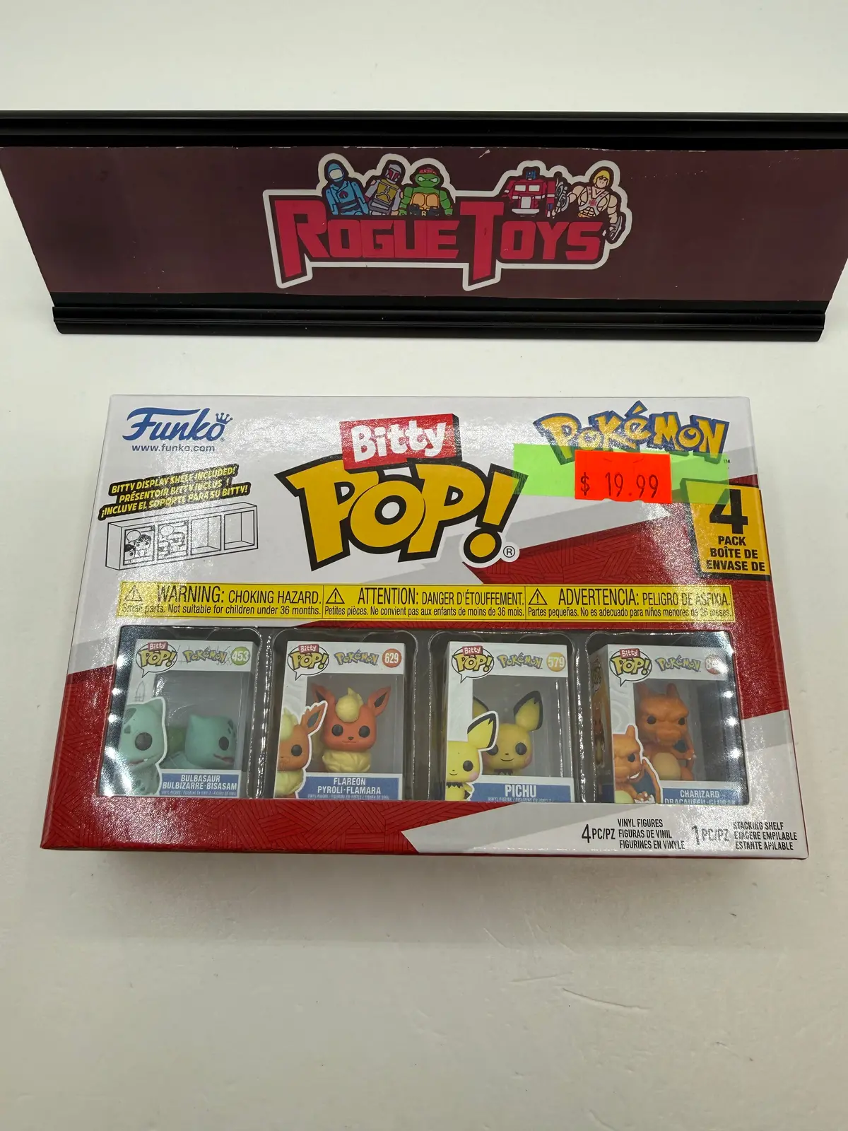 Funko Bitty Pop! Pokémon 4-Pack Bulbasaur / Flareon / Pichu / Charizard 1