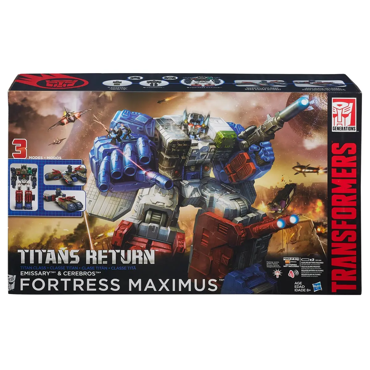 Transformers: Generations - Titans Return - Titan Class - Fortress Maximus Action Figure Set (B6118) Low Stock 2