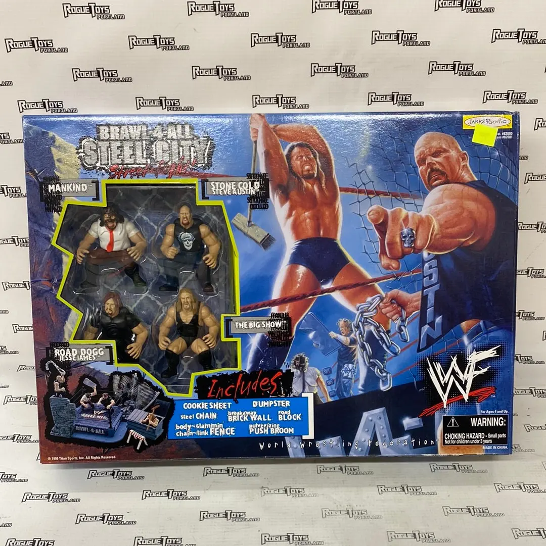 Jakks Wwf Brawl-4-All Steel City Street Fight 1