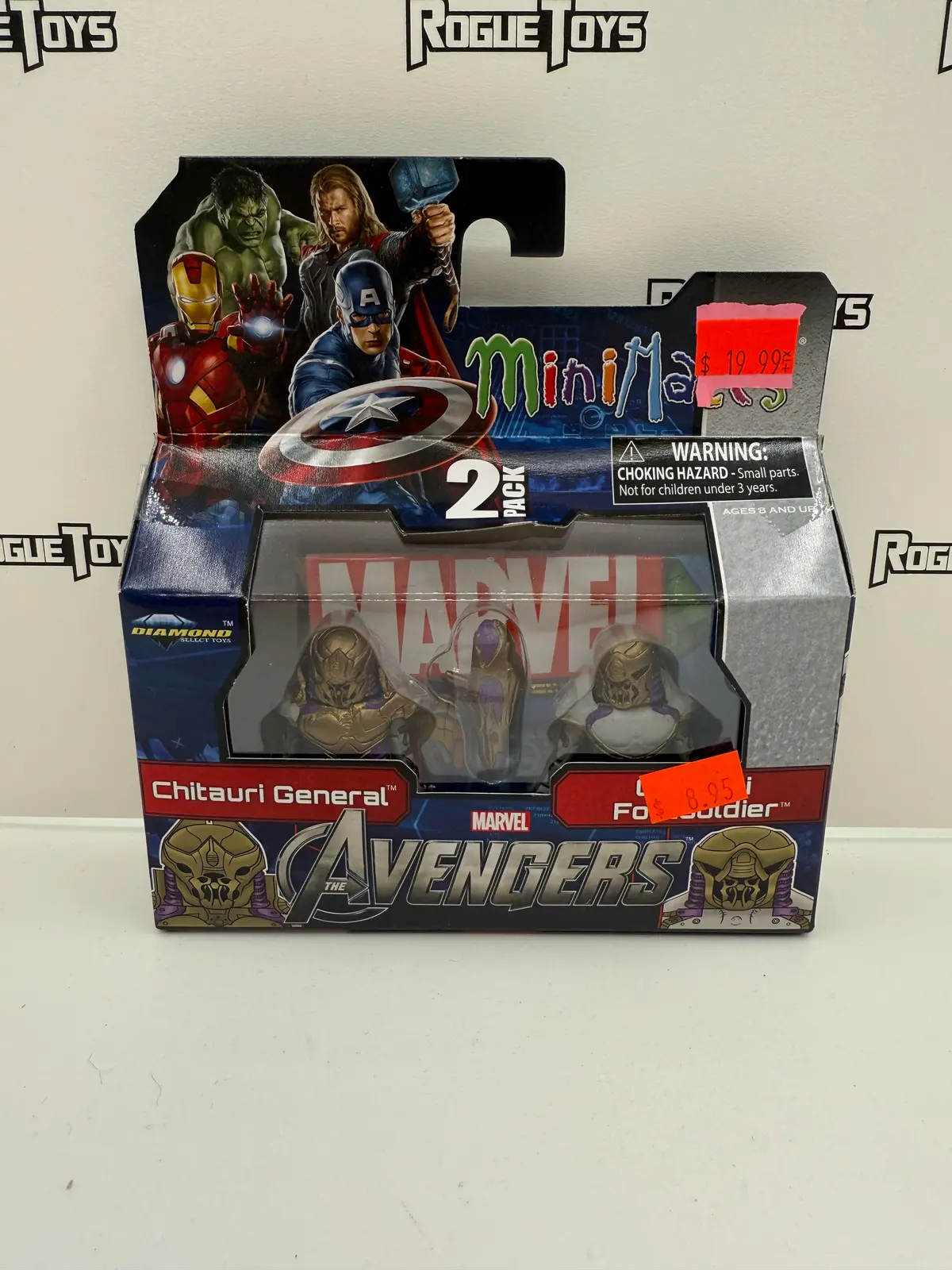 Diamond Select Toys Marvel Minimates The Avengers Chitauri General & Chitauri Footsoldier 2-Pack 1