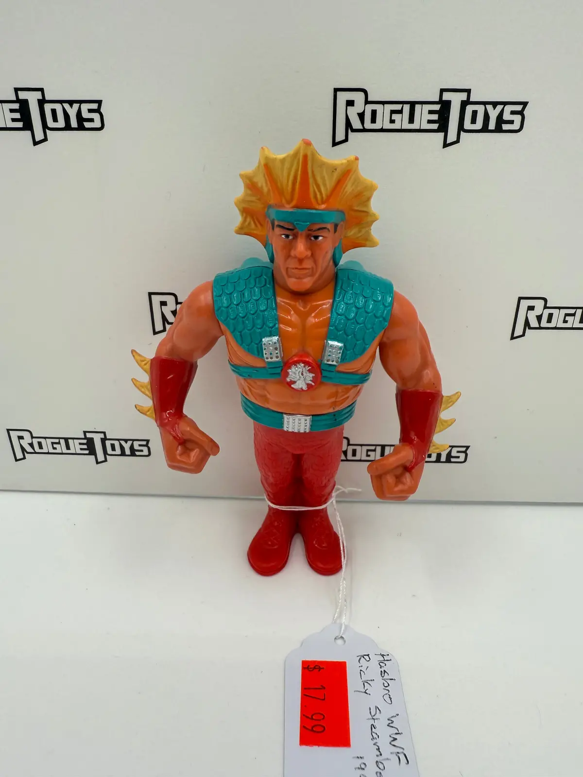 Hasbro Wwf Series 4 Ricky “The Dragon” Steamboat With Steamboat Springer! 1