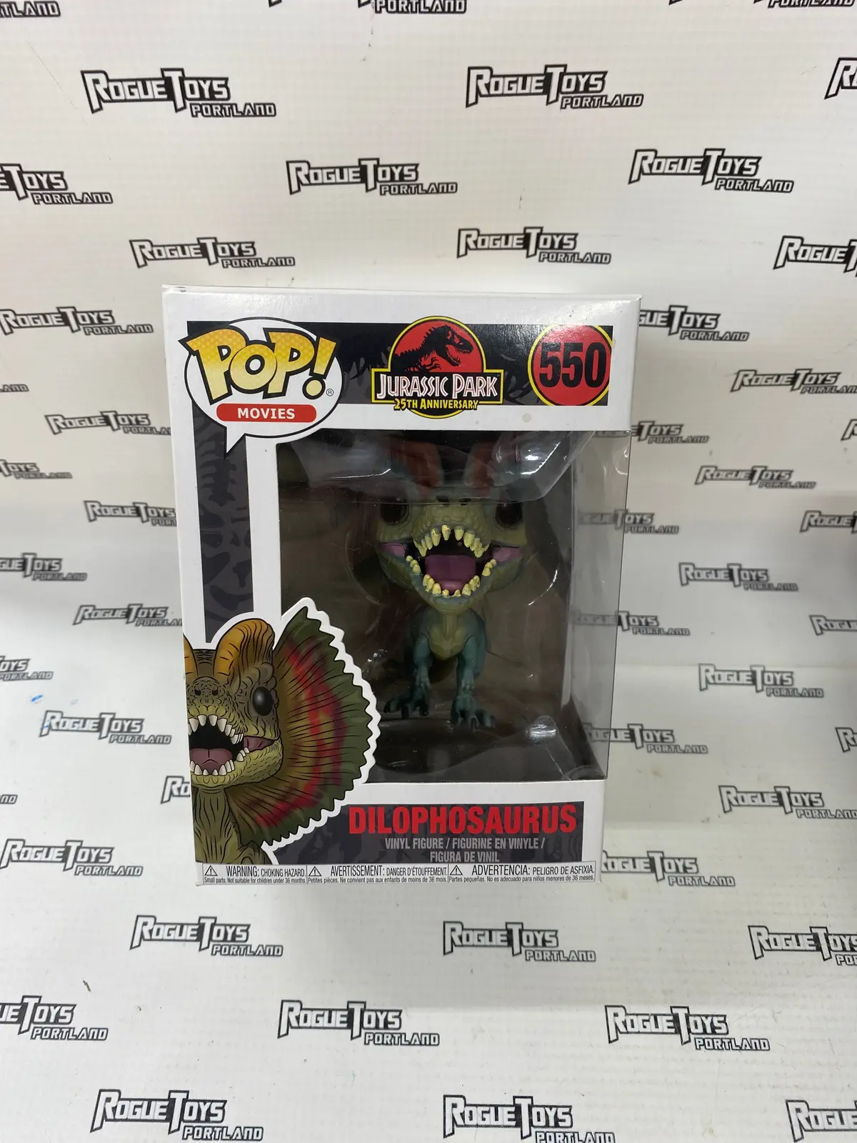 Funko Pop! Movies Jurassic Park 25Th Anniversary Dilophosaurus #550 1