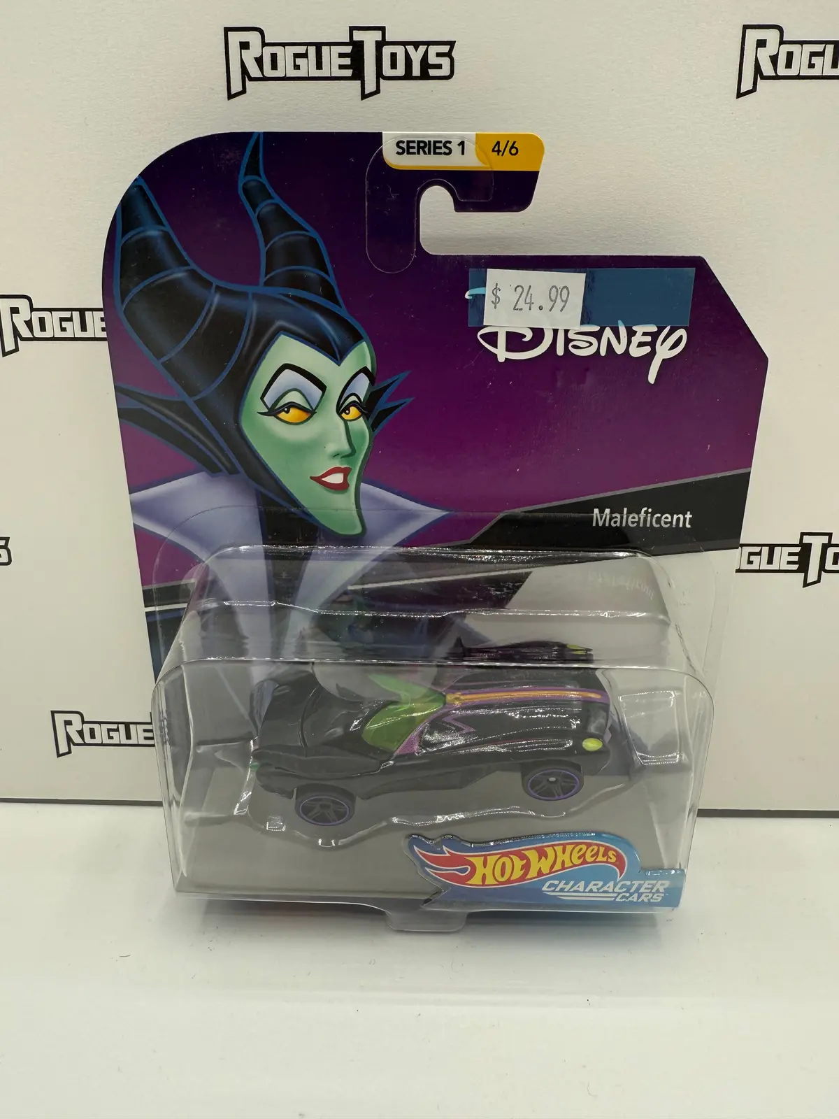 Mattel Hot Wheels Character Cars Series 1 Disney Maleficent 1