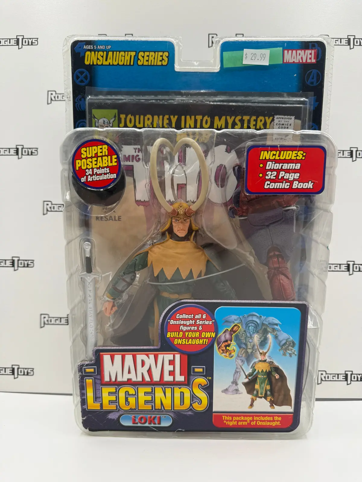 Toybiz Marvel Legends Onslaught Series Loki 1