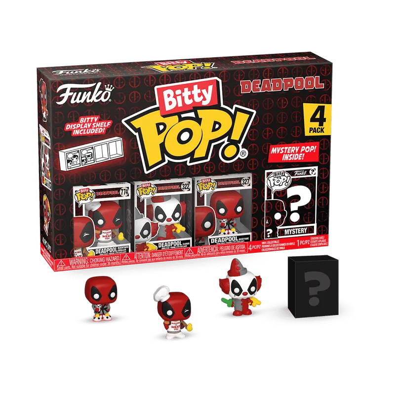 Funko Bitty Pop! - Deadpool - Series 1 - Bbq Master - Vinyl Figure 4-Pack (84959) Low Stock 1